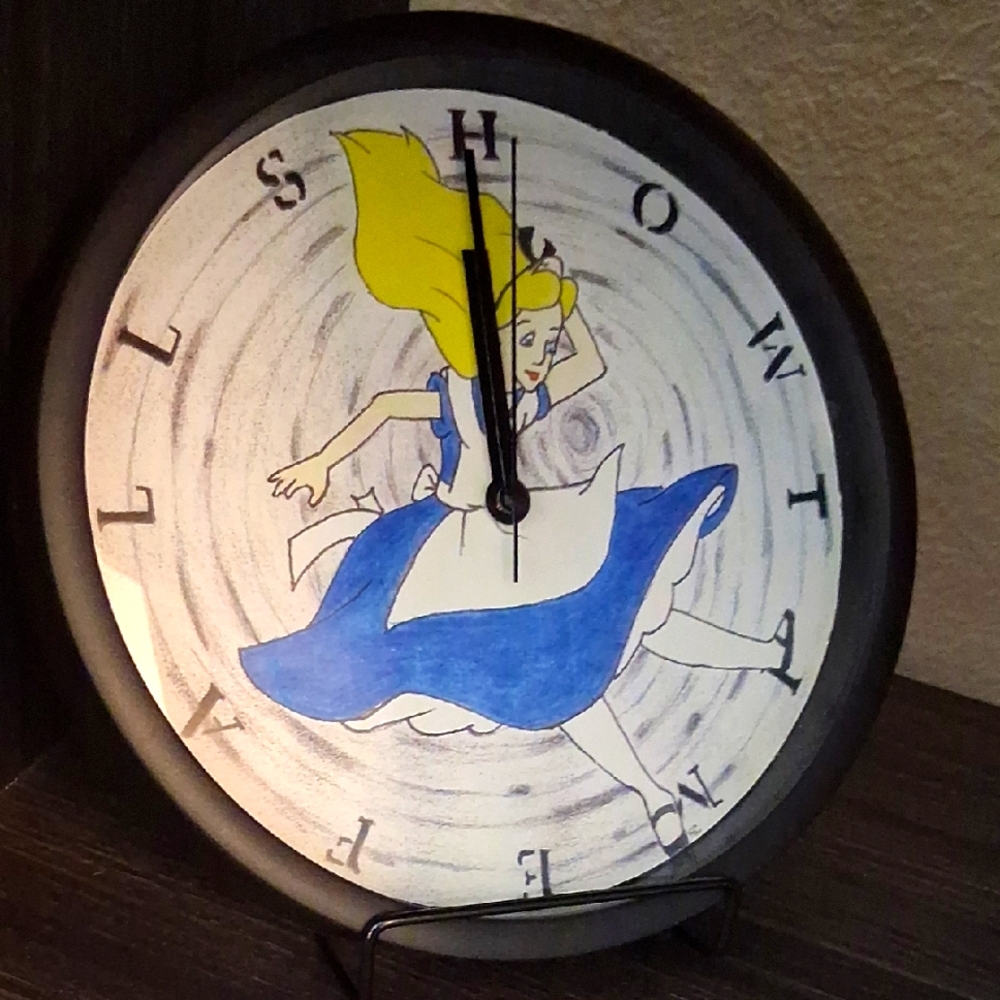 HOW TIME FALLS Hand Made working Clock
